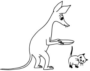 Moomin boyama sayfası,  coloring page, Ücretsiz Moomin taslağı, 