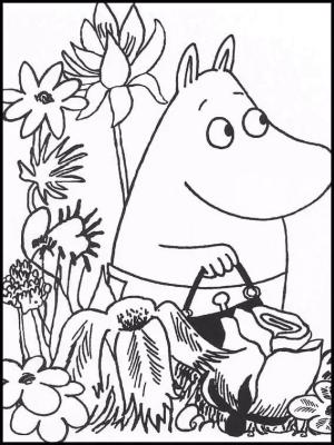 Moomin boyama sayfası,  coloring page, Moomin ücretsiz, 