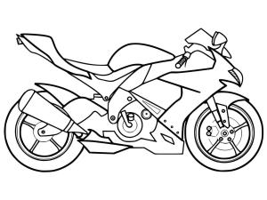 Motosiklet boyama sayfası,  coloring page, Harika Motosiklet, 