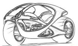 Motosiklet boyama sayfası,  coloring page, Hyundai Motosiklet, 