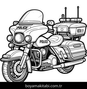 Motosiklet boyama sayfası,  coloring page, , 