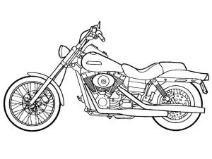 Motosiklet boyama sayfası,  coloring page, Motosiklet 2, 