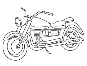 Motosiklet boyama sayfası,  coloring page, Motosiklet 1, 