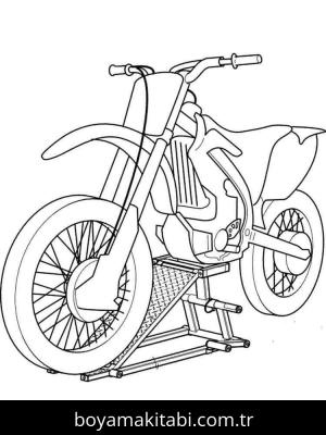 Motosiklet boyama sayfası – ücretsiz yazdır, boyama etkinliği