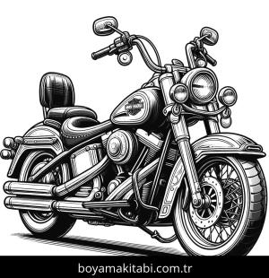 Motosiklet boyama sayfası,  coloring page, , 