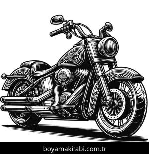 Motosiklet boyama sayfası,  coloring page, , 