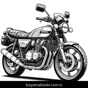 Motosiklet boyama sayfası,  coloring page, , 