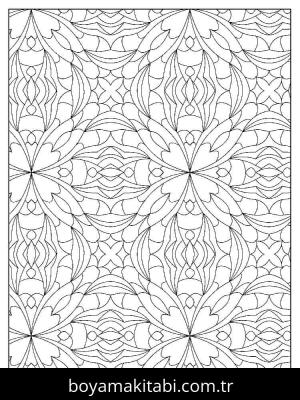 Mozaik boyama sayfası – boyama etkinliği, çocuk aktivitesi