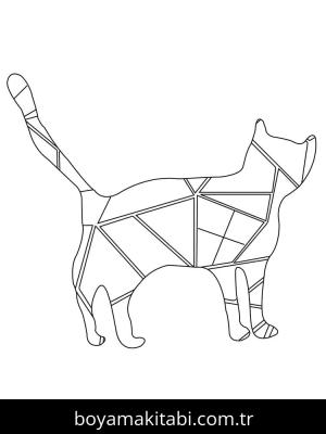 Mozaik boyama sayfası – evde etkinlik, ücretsiz yazdır