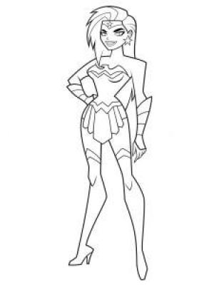 Mucize Kadın (Wonder Woman) boyama sayfası,  coloring page, Wonder Woman Amusant, 