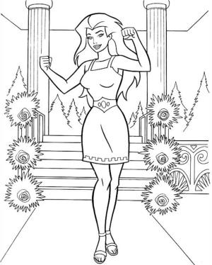 Mucize Kadın (Wonder Woman) boyama sayfası,  coloring page, Güzel Harika Kadın, 