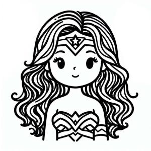 Mucize Kadın (Wonder Woman) boyama sayfası,  coloring page, Mucize Kadın resmi çiz, 