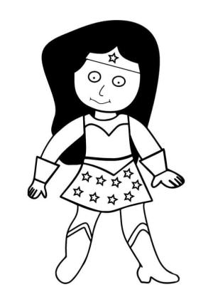 Mucize Kadın (Wonder Woman) boyama sayfası,  coloring page, Harika Kadın Komik, 