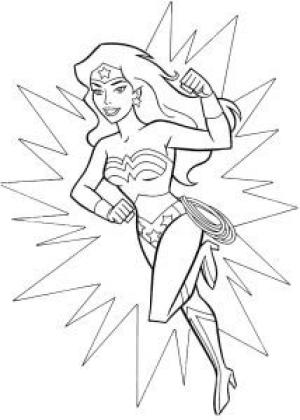 Mucize Kadın (Wonder Woman) boyama sayfası,  coloring page, Wonder Woman Çizgi Romanı, 