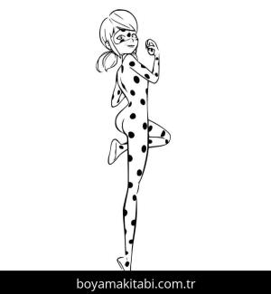 Mucize Uğur Böceği boyama sayfası – okul öncesi, evde etkinlik