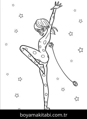 Mucize Uğur Böceği boyama sayfası – boyama çalışması, yaratıcılığı geliştirir