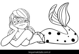 Mucize Uğur Böceği boyama sayfası – sevimli karakter, sanatsal çalışma
