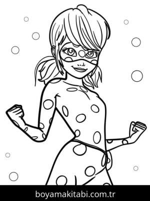 Mucize Uğur Böceği boyama sayfası – boyama etkinliği, çocuk aktivitesi