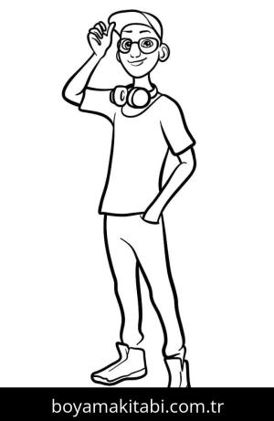 Mucize Uğur Böceği boyama sayfası – kolay boyama, eğitici aktivite