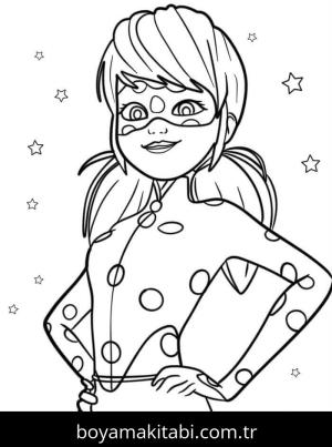 Mucize Uğur Böceği boyama sayfası – eğitici aktivite, yaratıcılık