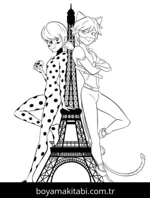 Mucize Uğur Böceği boyama sayfası – basit çizim, kolay boyama