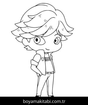 Mucize Uğur Böceği boyama sayfası – çizgi film temalı, basit çizim