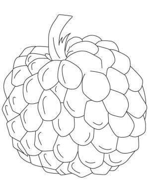 Muhallebi Elma boyama sayfası,  coloring page, Çarpıcı Muhallebi Elma, 