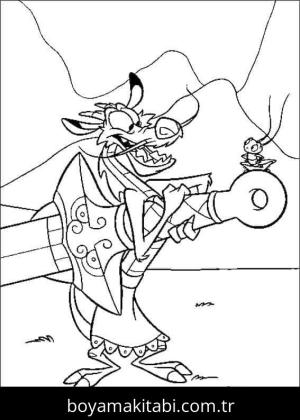 Mulan boyama sayfası – ücretsiz yazdır, boyama etkinliği