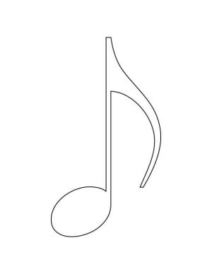 Müzik Notaları boyama sayfası,  coloring page, Notas Musicais Fáceis, 