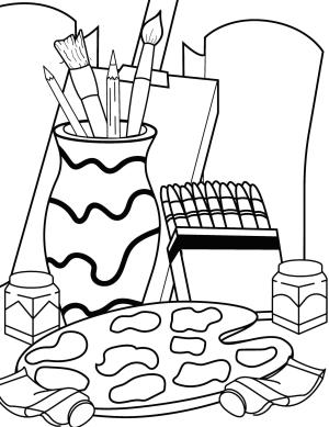 Mutfak boyama sayfası,  coloring page, Mutfak, Dikiş ve Sanat Malzemeleri, 