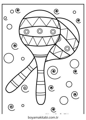 Müzik boyama sayfası – yaratıcılığı geliştirir, keyifli zaman