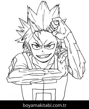 My Hero Academia boyama sayfası – renkli çizimler, okul öncesi