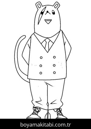 My Hero Academia boyama sayfası – eğitici aktivite, yaratıcılık