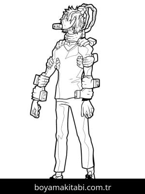 My Hero Academia boyama sayfası – okul öncesi, evde etkinlik