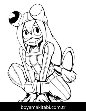 My Hero Academia boyama sayfası – yaratıcılık, eğlenceli etkinlik