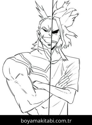 My Hero Academia boyama sayfası – ücretsiz yazdır, boyama etkinliği