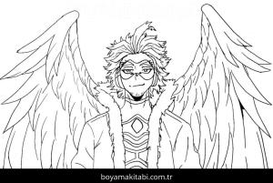 My Hero Academia boyama sayfası – eğitici aktivite, yaratıcılık
