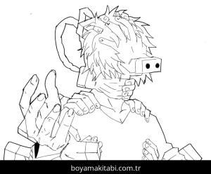 My Hero Academia boyama sayfası – boyama etkinliği, çocuk aktivitesi