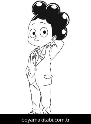 My Hero Academia boyama sayfası – çocuk aktivitesi, PDF indir