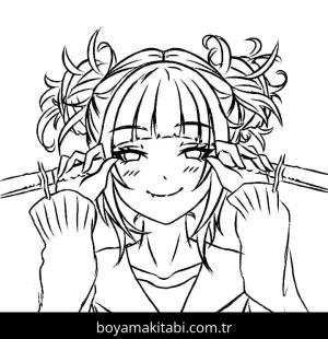 My Hero Academia boyama sayfası – sevimli karakter, sanatsal çalışma