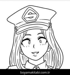 My Hero Academia boyama sayfası – basit çizim, kolay boyama