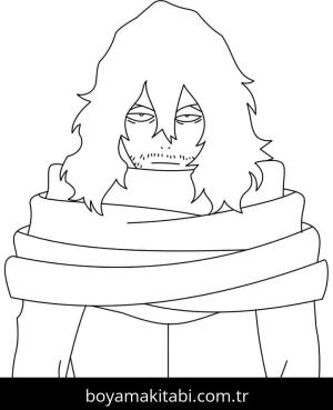 My Hero Academia boyama sayfası – sanatsal çalışma, çocuklar için