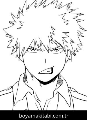 My Hero Academia boyama sayfası – yaratıcılığı geliştirir, keyifli zaman