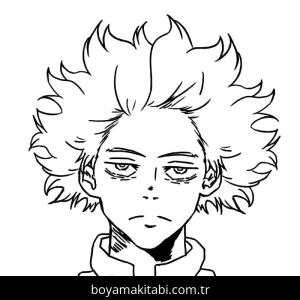 My Hero Academia boyama sayfası – boyama çalışması, yaratıcılığı geliştirir
