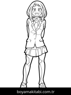 My Hero Academia boyama sayfası – eğlenceli etkinlik, el becerilerini geliştirir