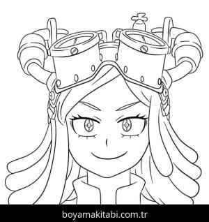 My Hero Academia boyama sayfası – basit çizim, kolay boyama