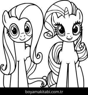 My Little Pony boyama sayfası – okul öncesi, evde etkinlik