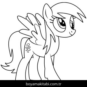 My Little Pony boyama sayfası – ücretsiz yazdır, boyama etkinliği