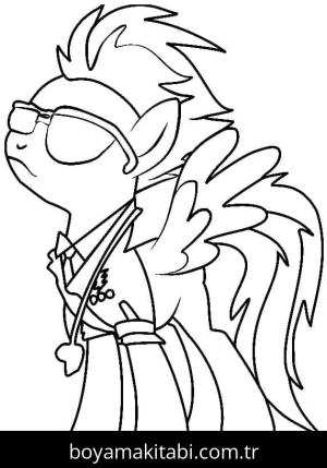 My Little Pony boyama sayfası – evde etkinlik, ücretsiz yazdır