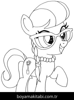 My Little Pony boyama sayfası – boyama etkinliği, çocuk aktivitesi
